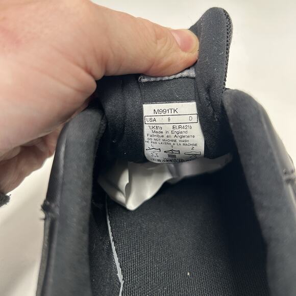 New Balance 991 “Triple Black” MiUK (M991TK) main image 8